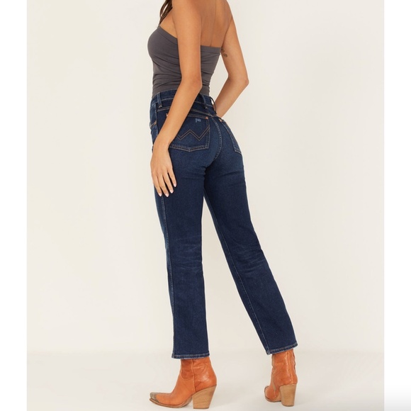 Wrangler Wild West 603 High Rise Straight Jeans 24 X 28 - Picture 15 of 16